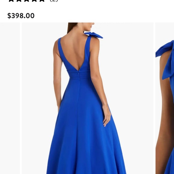 Mac Duggal Royal Blue Backless Dress - Picture 7 of 8